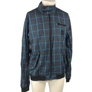 NIKE LEBRON JAMES ~ MENS MEDIUM ~ GRAY BLUE WITNESS FULL ZIP JACKET COAT